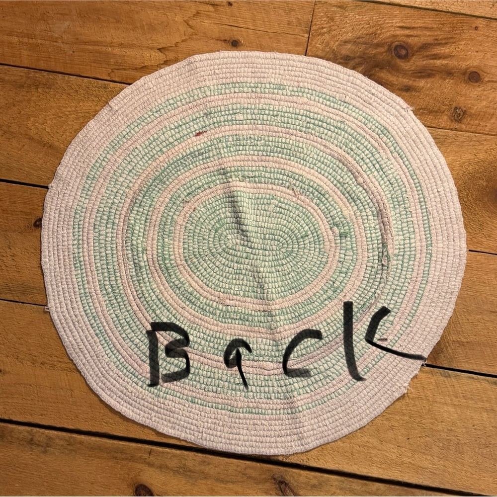 Vintage Woodstock Rag Rug Farmhouse - Picture 4 of 5